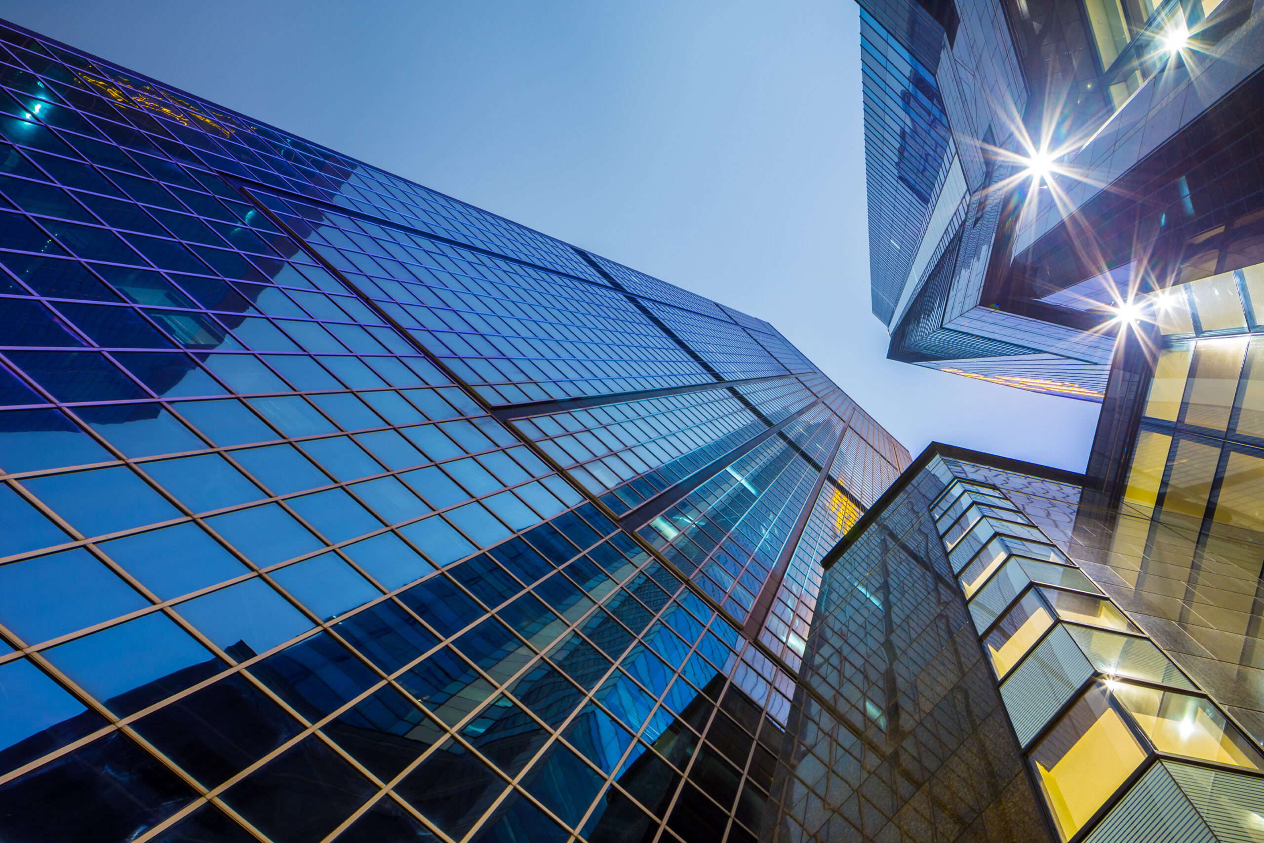 Modern corporate building